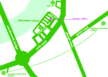 A map showing the location of our office