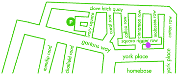 A map showing the detailed location of our office